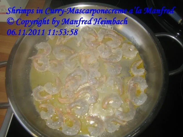 Rezept: Shrimps – Shrimps in Curry-Mascarponecreme a’la Manfred Bild Nr. 4 Shrimps – Shrimps in Curry-Mascarponecreme a’la Manfred - Rezept - Bild Nr. 4