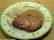 Kasseler Kotelett mit Senfsauce - Rezept