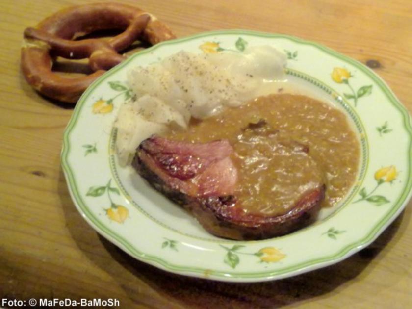 Kasseler Kotelett Mit Senfsauce Rezept Kochbar De