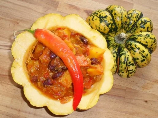 Chili con Kürbis - Rezept