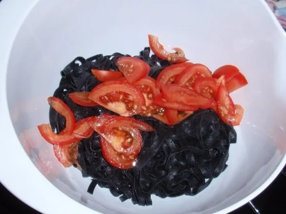 Rezept: Nudelsalat *Novemberstimmung* Bild Nr. 5 Nudelsalat *Novemberstimmung* - Rezept - Bild Nr. 5