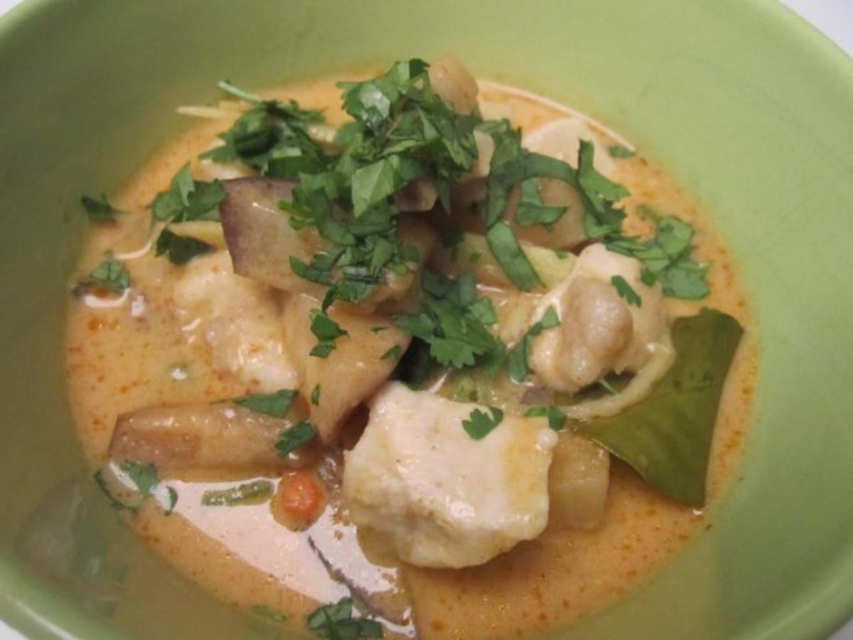 Rotes Curry mit Rind, Ingwer und Thai-Auberginen - Rezept