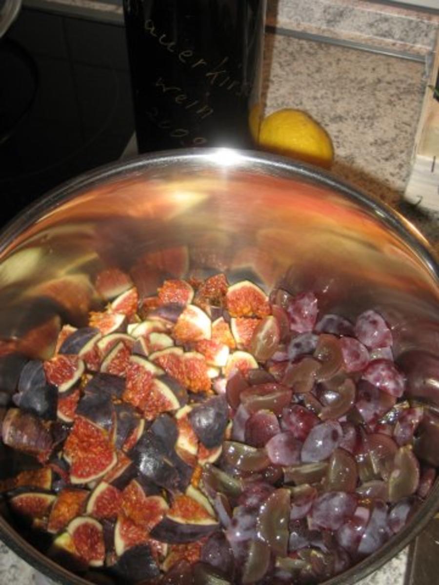Kirschwein-Weintrauben-Feigen-Marmi - Rezept - Bild Nr. 2