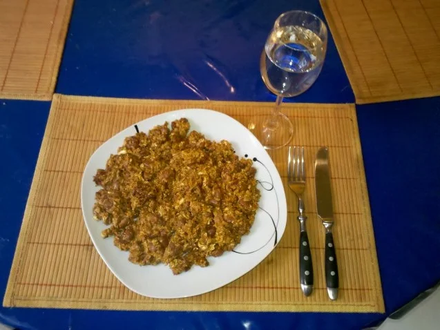 Eier: Tex-Mex-Rührei oder "Laß uns Cowboy sein"! - Rezept