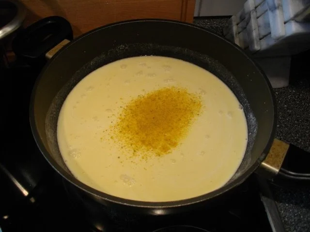 Krabbennudeln mit Orangen-Curry-Soße - Rezept - Bild Nr. 2