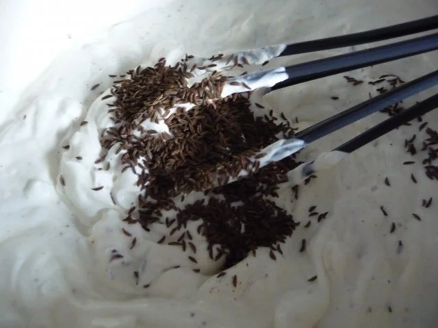 Hauptgericht : Kümmelquark mit Salzkartoffeln und 3 Salaten - Rezept - Bild Nr. 4