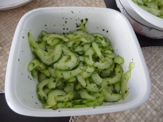 Hauptgericht : Kümmelquark mit Salzkartoffeln und 3 Salaten - Rezept - Bild Nr. 5