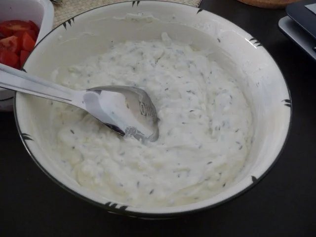 Hauptgericht : Kümmelquark mit Salzkartoffeln und 3 Salaten - Rezept - Bild Nr. 7