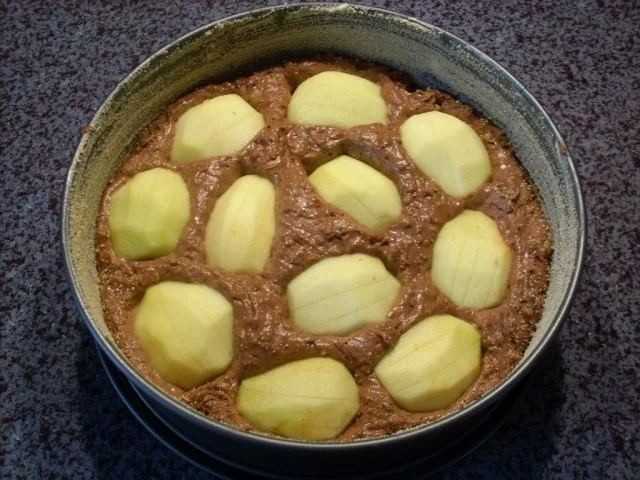 Rezept: Apfel-Brownie-Tarte Bild Nr. 2 Apfel-Brownie-Tarte - Rezept - Bild Nr. 2