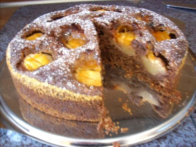 Rezept: Apfel-Brownie-Tarte Bild Nr. 4 Apfel-Brownie-Tarte - Rezept - Bild Nr. 4