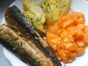 Grüne Heringe - Salzkartoffeln und feinem - Rezept