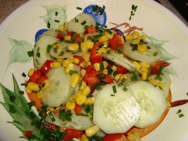 schneller Beilagensalat mit Schnittlauch - Rezept