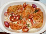 knusprige Hähnchenschenkel mit Rosmarinkartoffeln - Rezept
