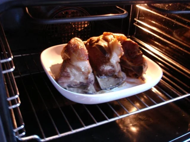 Schäufele mit Sauerkraut und Knödel - Rezept - Bild Nr. 12