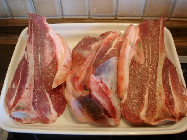 Schäufele mit Sauerkraut und Knödel - Rezept - Bild Nr. 4