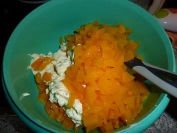 Kuchen: Fantakuchen mit Pfirsichschmand - Rezept - Bild Nr. 4
