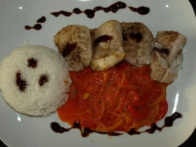 Zander auf Paprikagemüse - Rezept