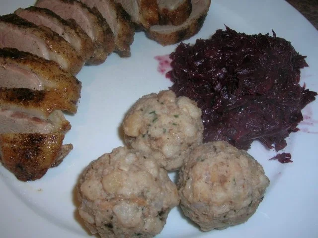 Rezept: Walnussknödel, als Beilage zur Entenbrust etc. - siehe auch Anmerkung Bild Nr. 2 Walnussknödel, als Beilage zur Entenbrust etc. - siehe auch Anmerkung - Rezept - Bild Nr. 2