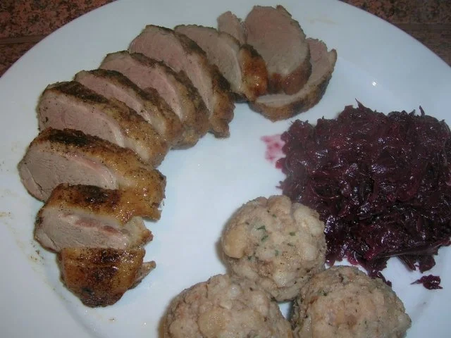 Rezept: Walnussknödel, als Beilage zur Entenbrust etc. - siehe auch Anmerkung Bild Nr. 6 Walnussknödel, als Beilage zur Entenbrust etc. - siehe auch Anmerkung - Rezept - Bild Nr. 6