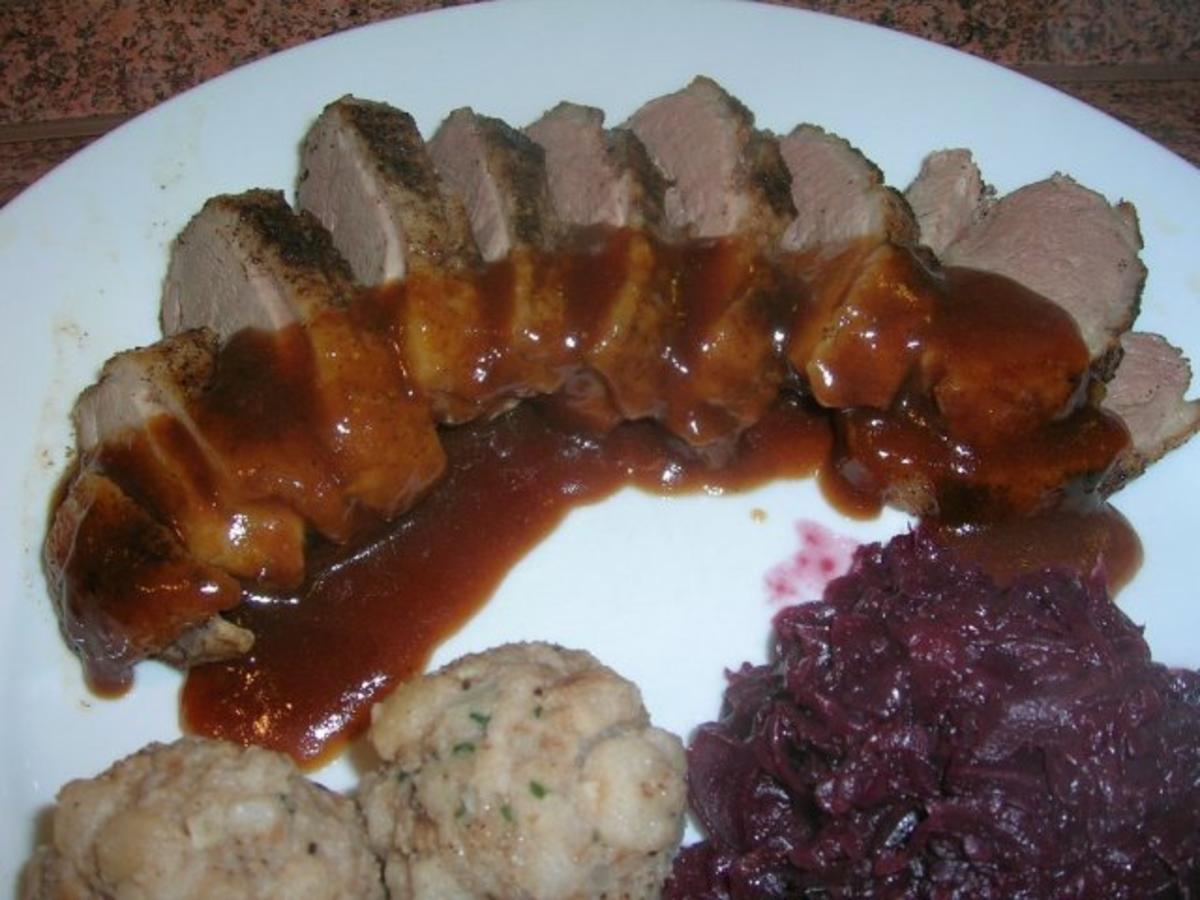 Walnussknödel, als Beilage zur Entenbrust etc. - siehe auch Anmerkung - Rezept - Bild Nr. 10