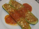 Gefüllte Zucchini andalusischerArt - Rezept