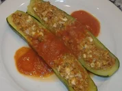 Rezept: Gefรผllte Zucchini andalusischerArt Gefรผllte Zucchini andalusischerArt - Rezept
