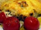 Zwiebelhähnchen mit Ofentomaten - Rezept