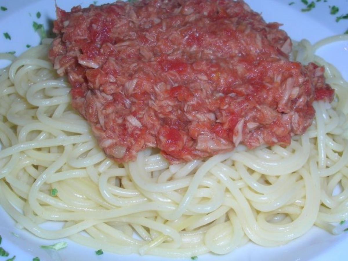 Thunfischsauce - Sugo al Tonno - meine schnelle Feierabendküche - aber dennoch lecker - Rezept - Bild Nr. 2