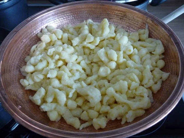 Rezept: Pasta : Fixe Spätzle nach Schnautze Pasta : Fixe Spätzle nach Schnautze - Rezept