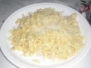 Eierspätzle mit Käse - Rezept