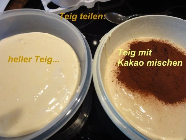 Rezept: Biskuit: ZEBRA - KUCHEN - HERZ Bild Nr. 7 Biskuit: ZEBRA - KUCHEN - HERZ - Rezept - Bild Nr. 7