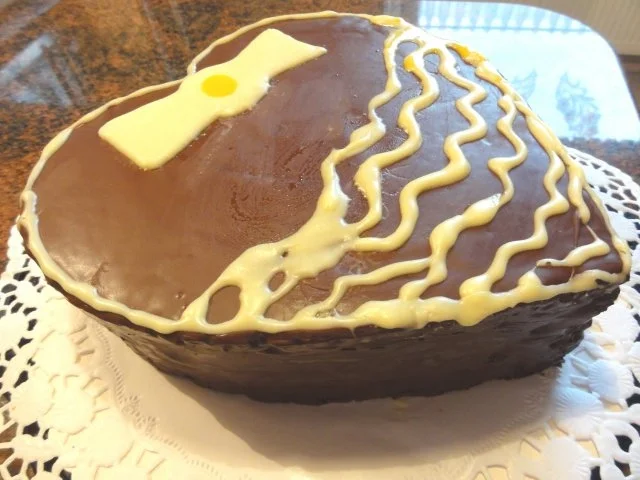 Rezept: Biskuit: ZEBRA - KUCHEN - HERZ Bild Nr. 12 Biskuit: ZEBRA - KUCHEN - HERZ - Rezept - Bild Nr. 12