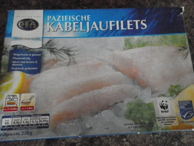 Rezept: Kürbis - Püree und Kabeljau mit Kürbis- Nusskruste auf Apfelsoße Bild Nr. 4 Kürbis - Püree und Kabeljau mit Kürbis- Nusskruste auf Apfelsoße - Rezept - Bild Nr. 4