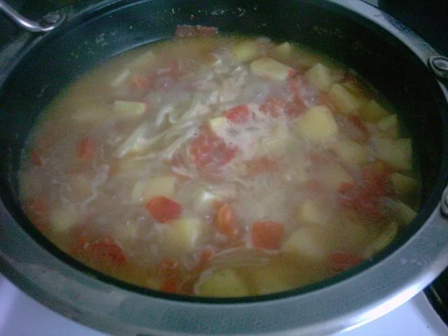 Rezept: Hackbällchen mit Kartoffeln in Soße Bild Nr. 12 Hackbällchen mit Kartoffeln in Soße - Rezept - Bild Nr. 12