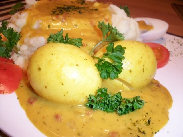 Rezept: Eier in Curry Curkumasoße mit Orange Bild Nr. 9 Eier in Curry Curkumasoße mit Orange - Rezept - Bild Nr. 9