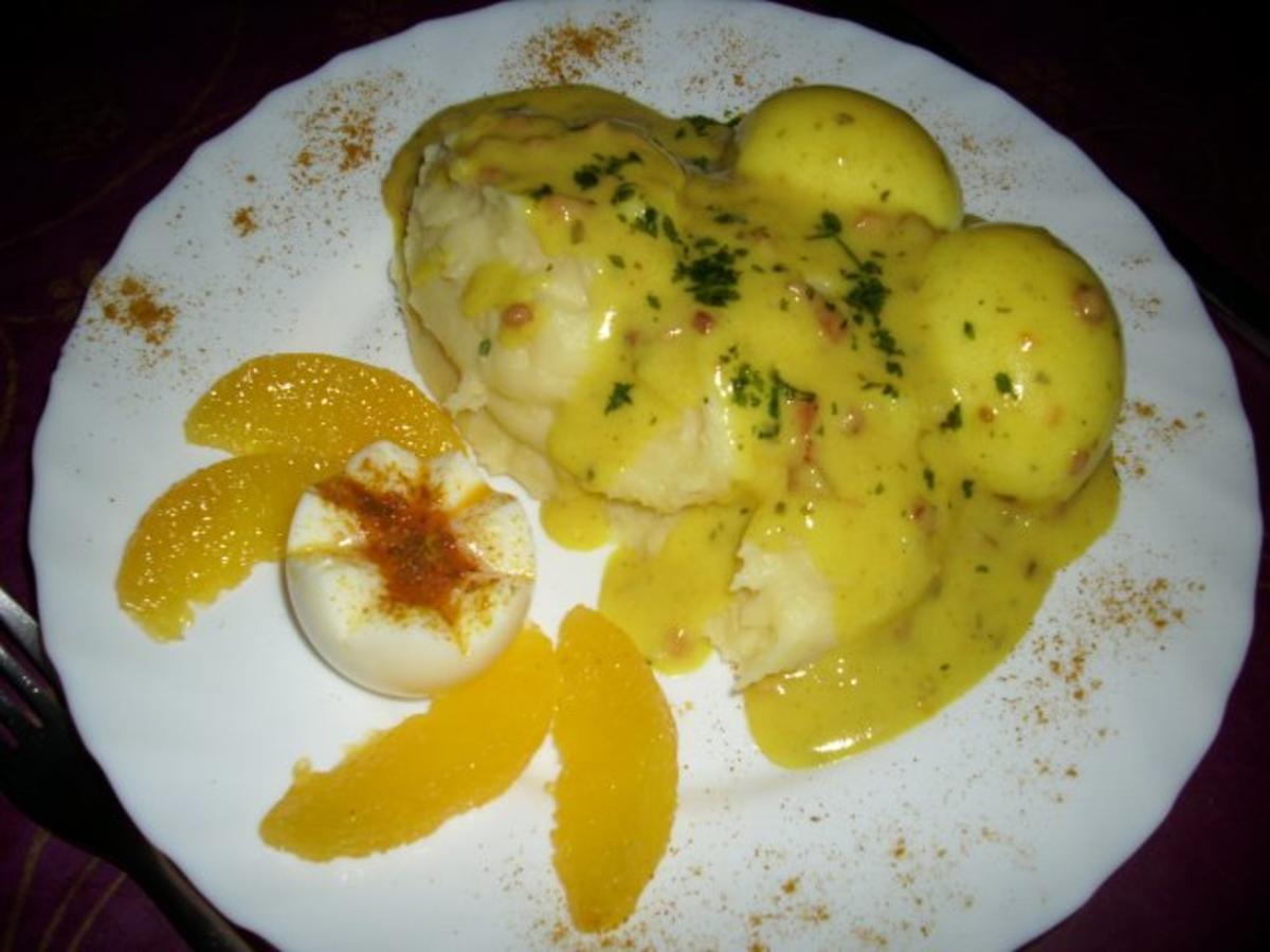 Eier in Curry Curkumasoße mit Orange - Rezept - Bild Nr. 4