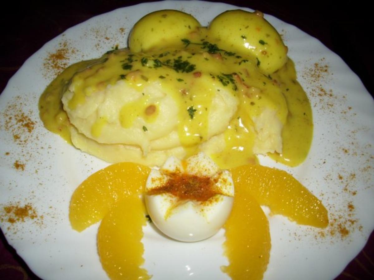 Eier in Curry Curkumasoße mit Orange - Rezept - Bild Nr. 2