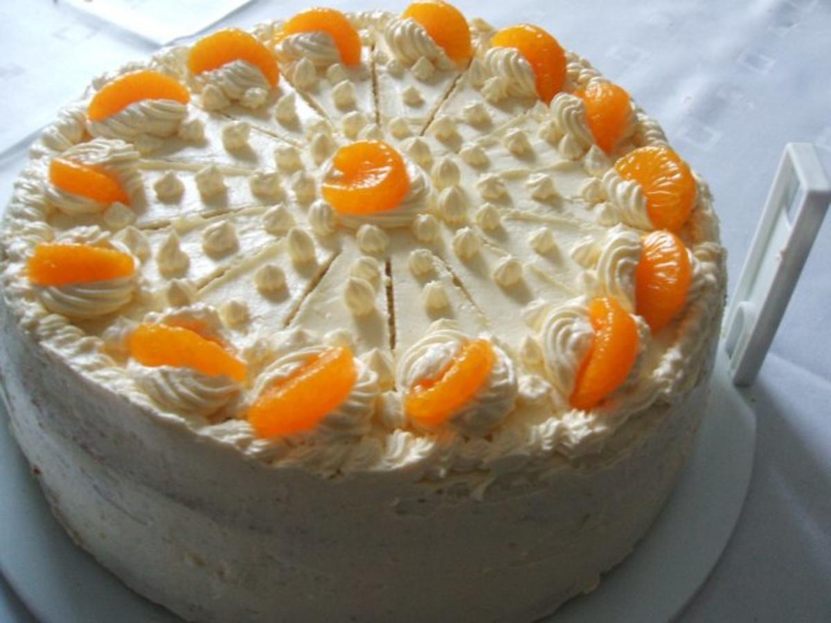 Mandarinen-Buttercrem-Torte - Rezept
