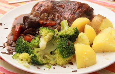 Coq au vin - französische Rezepte in deutschen Küchen Coq au vin - französische Rezepte in deutschen Küchen