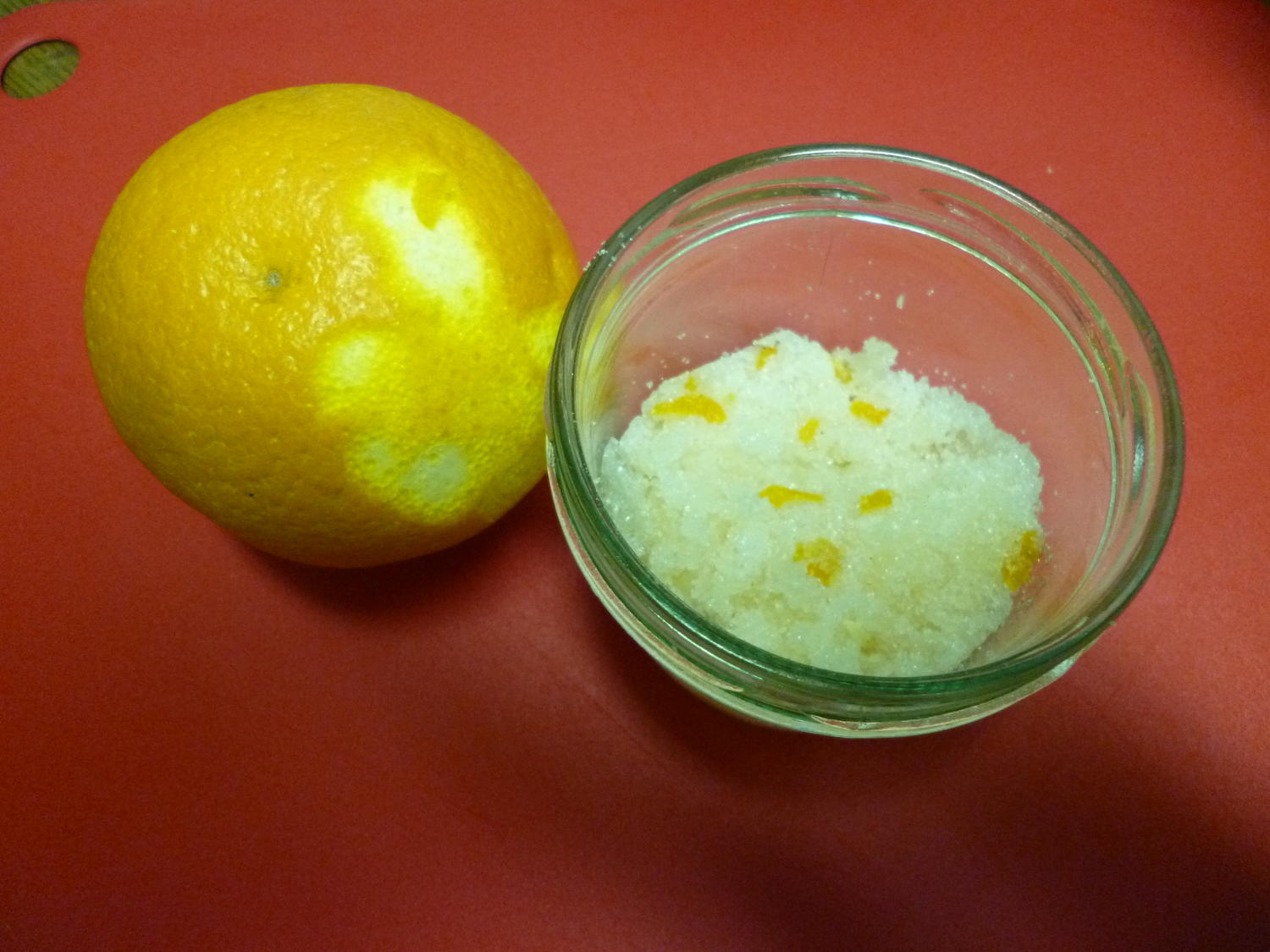 Zitronenzucker / Orangenzucker - Aromamischung selber hergestellt ...