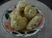 Gemüsebeilage :  Blumenkohl mit Kräutersoße - Rezept