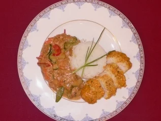 Tandoori Chicken mit Gado Gado - Rezept
