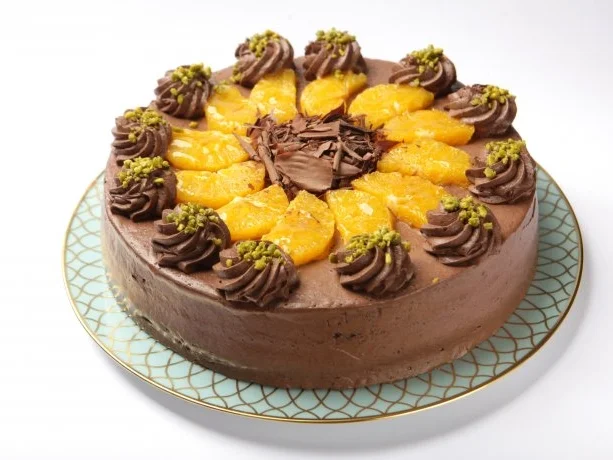 Schoko-Torte mit Orangen - Rezept