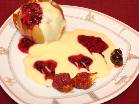 Rezept: Zauberapfel im Karamellkörbchen Zauberapfel im Karamellkörbchen - Rezept