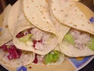 Wraps mit Thunfisch und Salat - Rezept