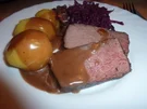 FL/Rind:Rinderbraten in Rotweinsoße - Rezept