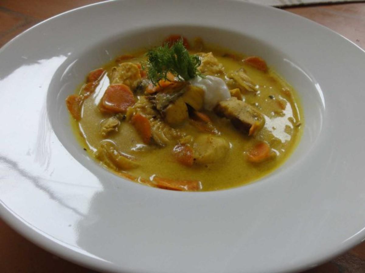 Cremige Currysuppe vom Hecht - Rezept mit Bild - kochbar.de