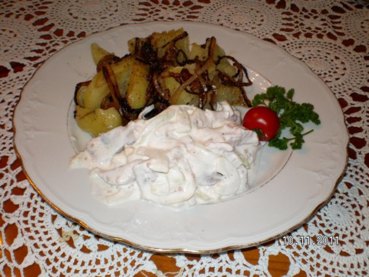 Mein Matjessalat mit Äpfel und Zwiebeln - Rezept - kochbar.de