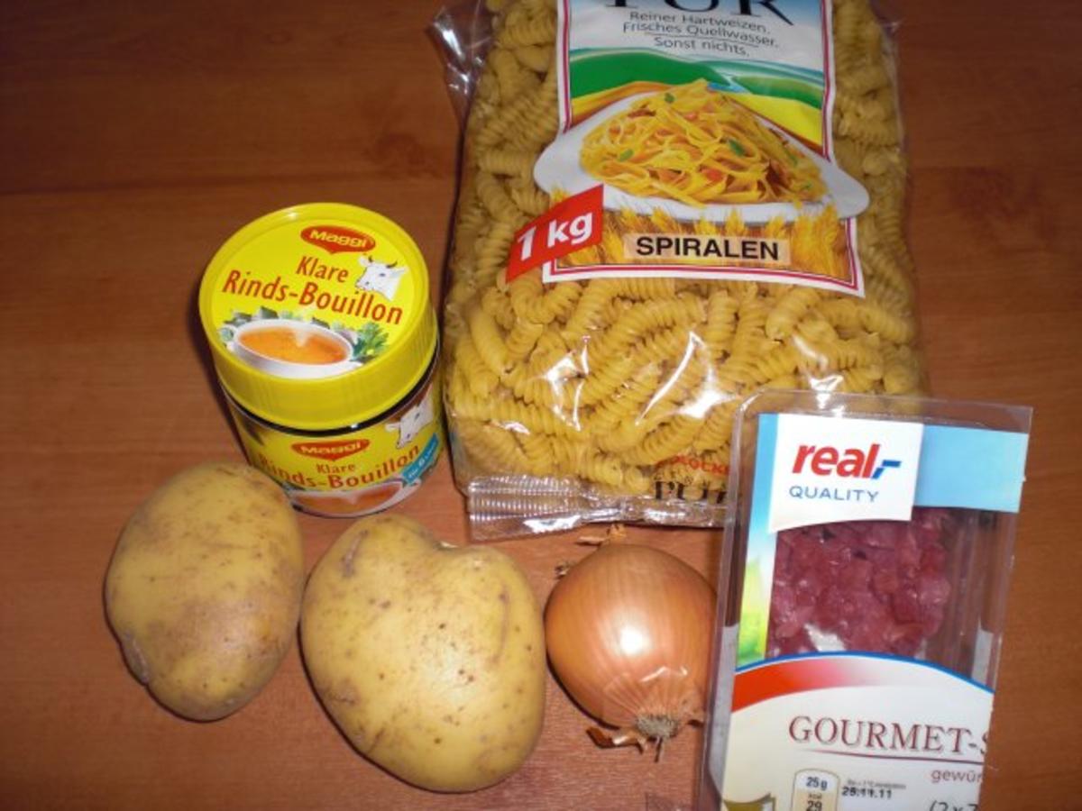 Schnelle Kartoffel-Nudel-Suppe - Rezept - Bild Nr. 3