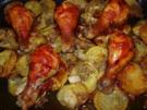 Hähnchenkeulen mit Tomatenkruste     (Cuisses de poulet au four) - Rezept